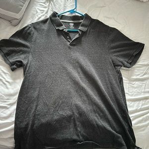 Grey old navy polo shirt